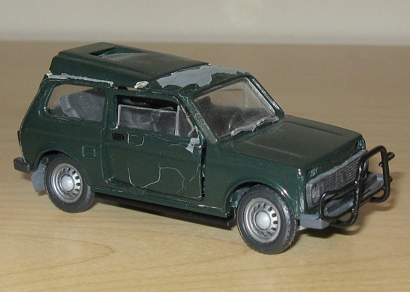 43 VAZ 2129 Niva Taiga Russian model car HANDMADE  