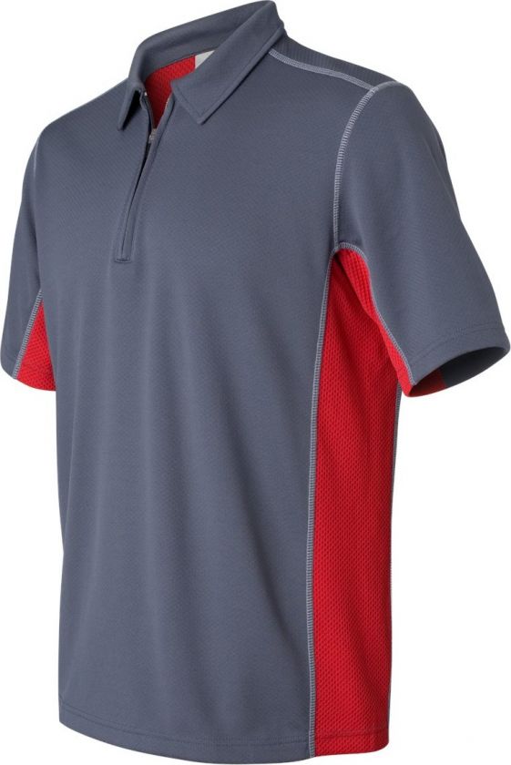 Alo Mens Performance Zip Polo Shirt M1003  