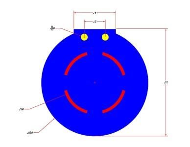 AR400 Steel Gong Target   LOT of 6 8 & 10 Round Targets W or w 