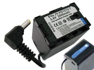   Charger for JVC BN VG107 BN VG114 BN VG121U AA VG1 GZ HM30 GZ HM435