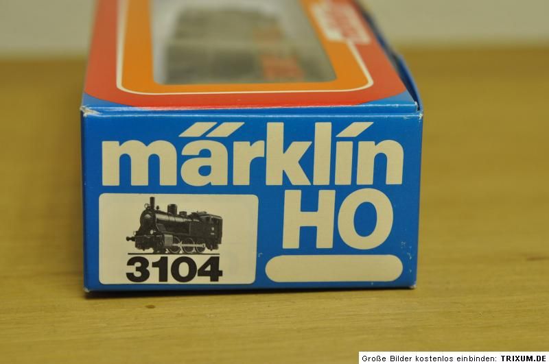   Märklin 3104 Tenderdampflok 89 066 DB neuwertiger Zustand OVP  