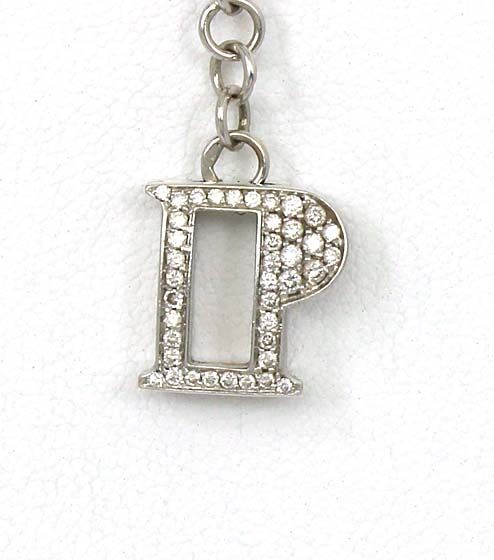 DESIGNER PASQUALE BRUNI 18K DIAMONDS CHARM NECKLACE  