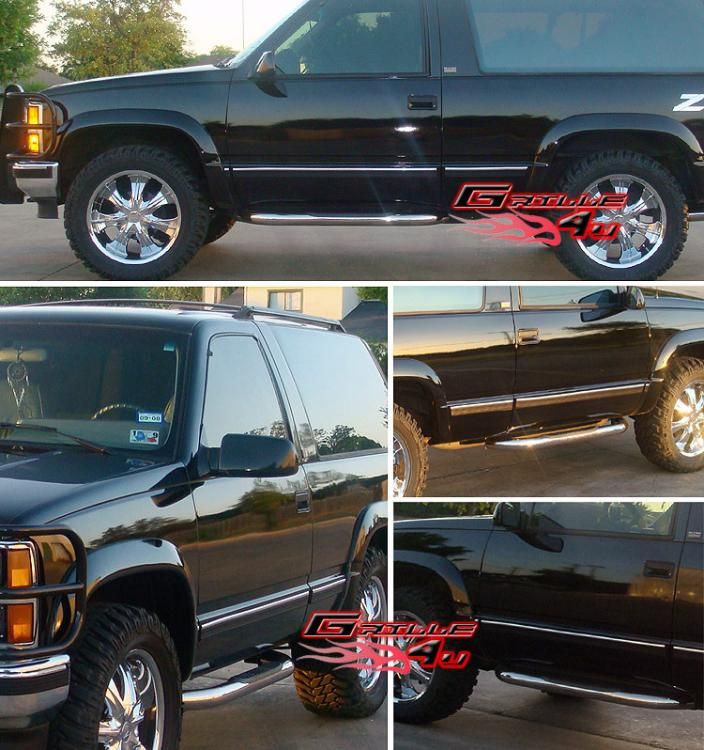 Chevy/GMC C/K Reg Cab/Blazer/Tahoe/Yukon S/S Nerf Bars  