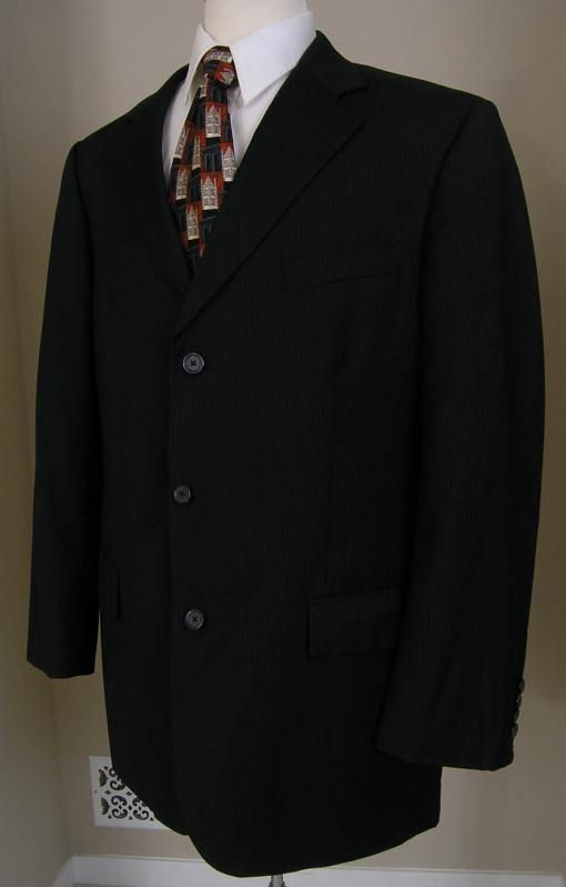 Brooks Brothers Gray Pinstripe Jacket 42L Wool  