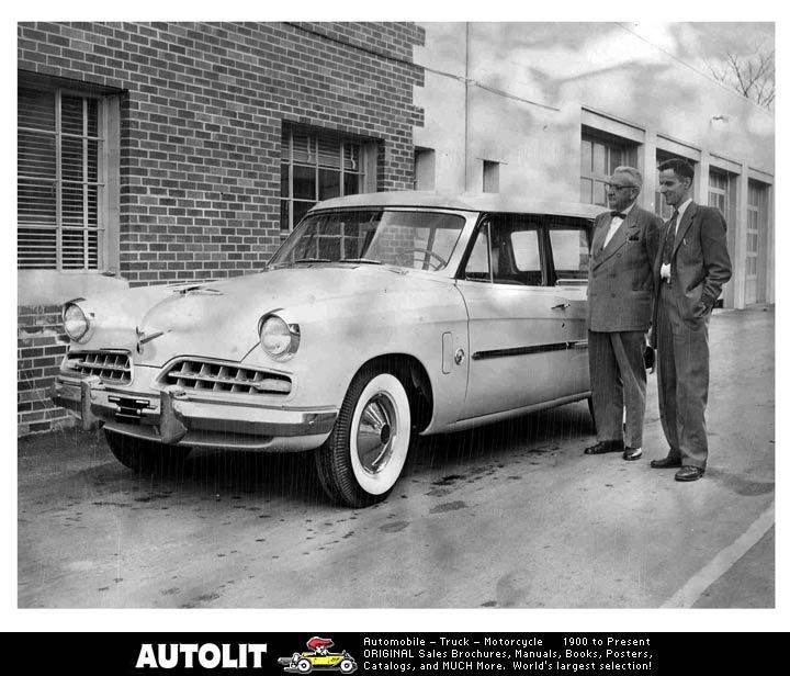 1954 Studebaker Station Wagon at Dealer Factory Photo  