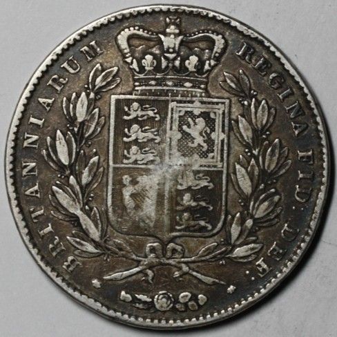   Victoria SILVER CROWN (3rd year STARs, ANNO VIII) NICE GRADE  