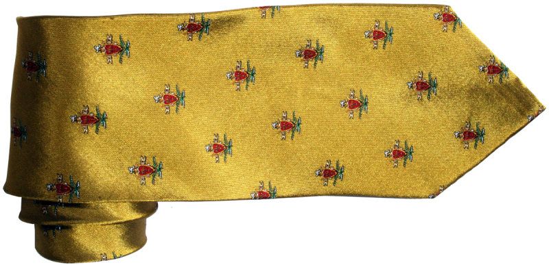 NEW Pi Kappa Alpha Silk Classic Gold Tie  