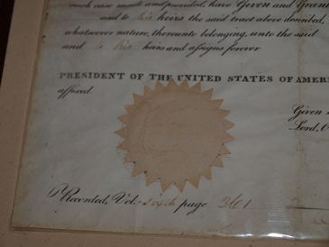 Andrew Jackson SIGNED 1831 LAND GRANT Zanesville OHIO  