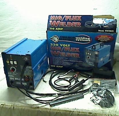 110 AMP, 220 VOLT FLUX AND MIG WELDER TADD  