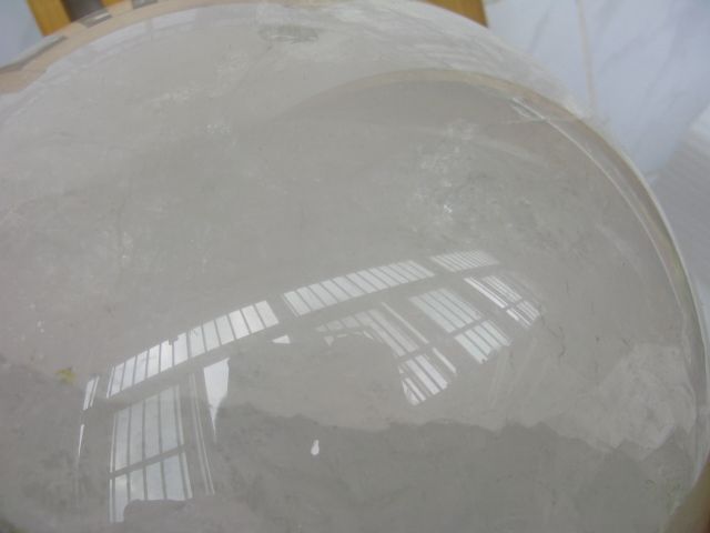 BIGGEST NATURAL CLEAR QUARTZ CRYSTAL SPHERE BALL 79.2lb  