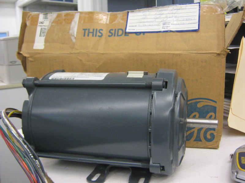 GE MOTOR 1/3 HP SINGLE PHASE 1140 RPM **NIB**  