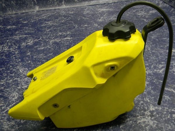 RMZ450 GASTANK FUEL TANK OEM YELLOW PLASTIC RMZ 450 2005 2006 2007 