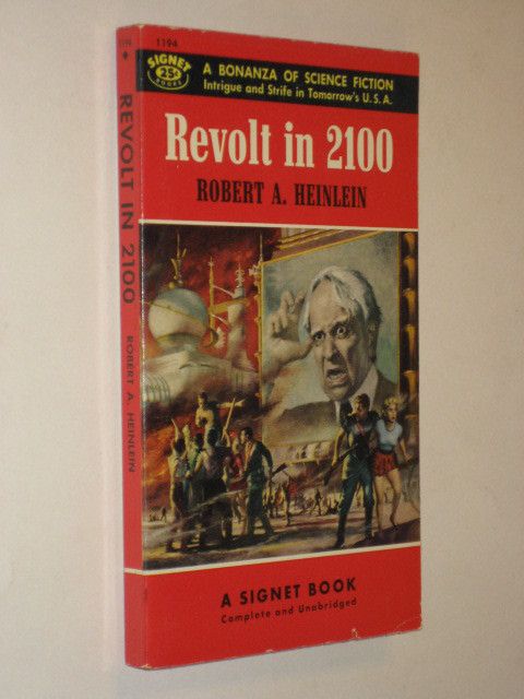 Heinlein REVOLT IN 2100 Signet #1194 First 1955  