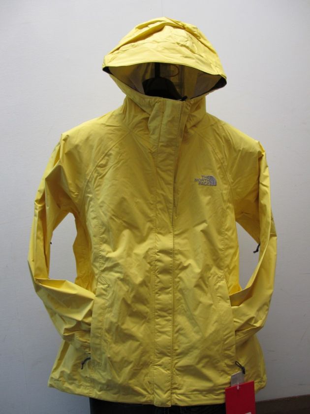 NEW WOMENS NORTH FACE VENTURE JACKET, MAYAN YELLOW, A57YUD9  