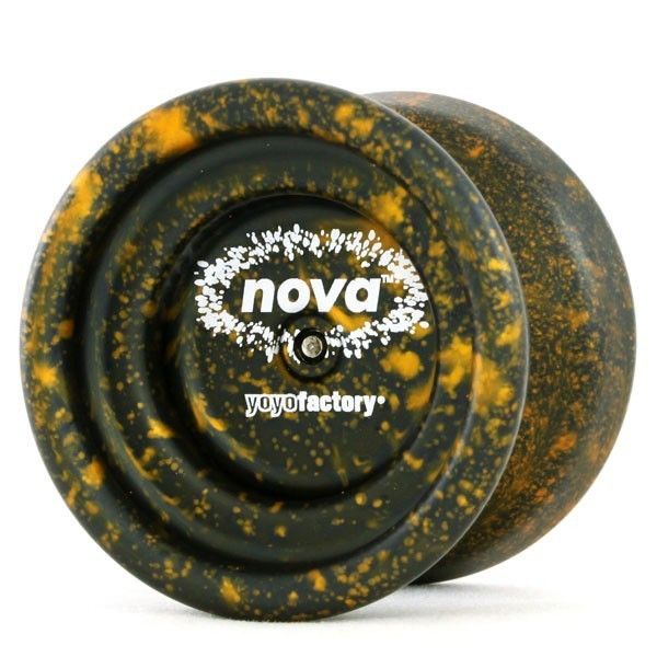 YoYoFactory NOVA YoYo Orange/Black + 3 xtra YoYo String  