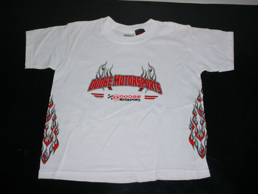 Dodge Motorsports Flames Youth T Shirt by CFS  