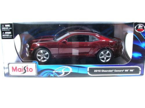 MAISTO 2010 CHEVROLET CAMARO SS RS BURGUNDY 1/18 CAR  