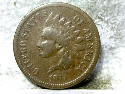 1873 VG CL 3 INDIAN HEAD SMALL CENT ID#Q467  