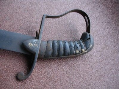 18th Century British Sidearm Cutlass Sword Stirrup Hilt  