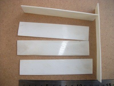 Flat Bone Blank 120 x 25 x 1.5 mm Box Restoration  