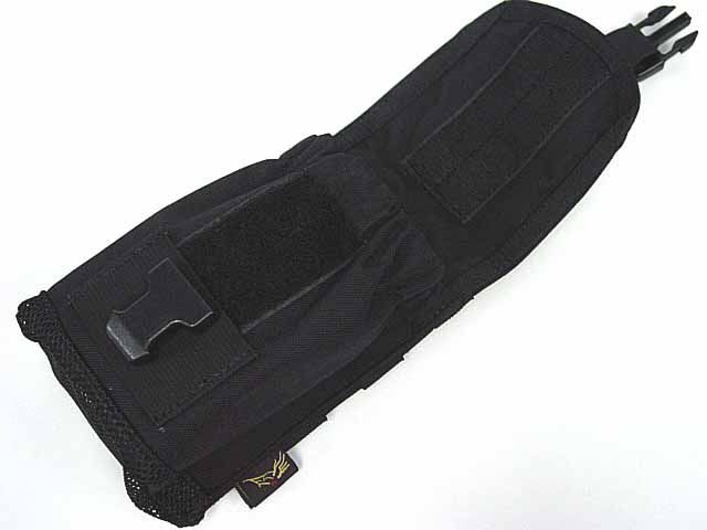 Flyye 1000D Airsoft Molle 1Qt Canteen Utility Pouch BK  