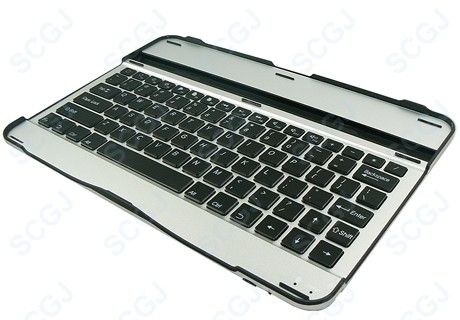 Wireless Bluetooth Keyboard Aluminum Case for Samsung Galaxy Tab10.1 