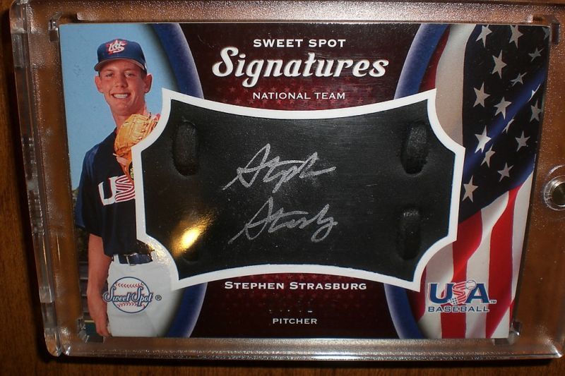 Stephen Strasburg Auto 2007 Sweet Spot USA SS /32 $900+  