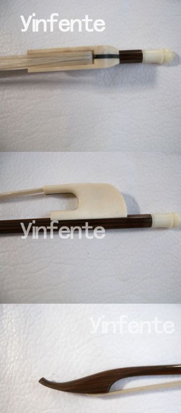 New 4/4 cello Baroque Bow white Ox bone  