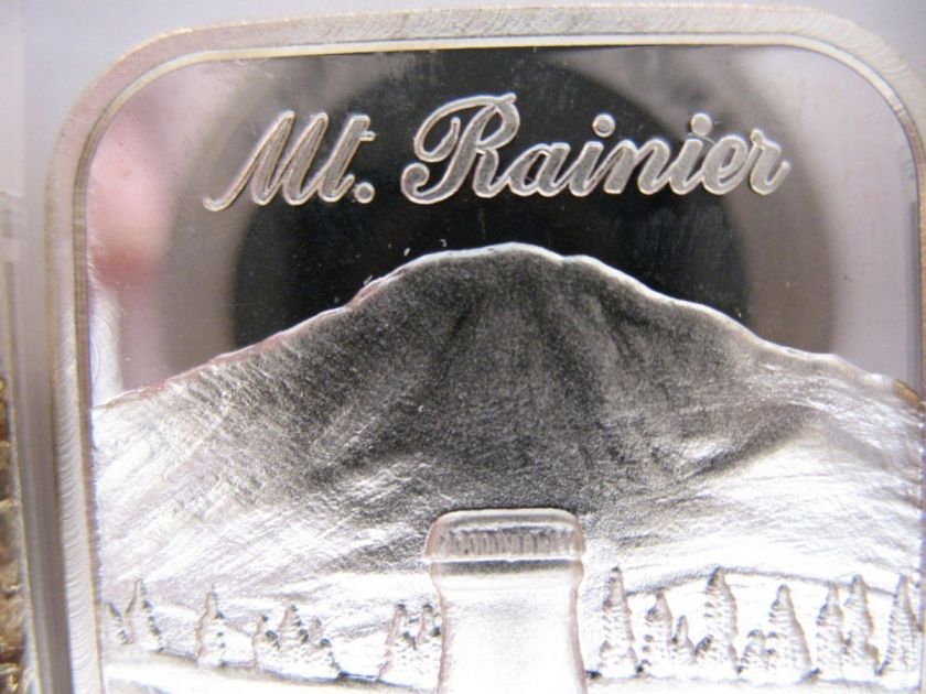 OZSILVER.999 RARE MOUNT RAINIER PACFIC COCA COLA 75TH 