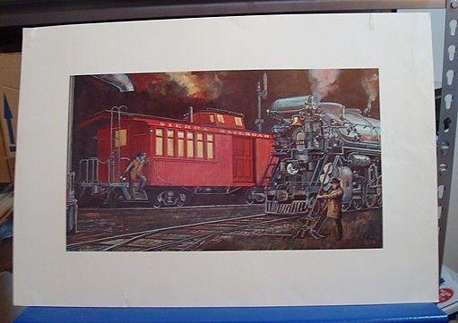 SIERRA RAILROAD Color Print/Kilbourn  