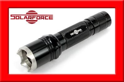 Solarforce Blk L2 R2 Cree 300 Lm SSTactical Torch#20400  