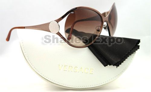 NEW VERSACE SUNGLASSES VE 2098 BROWN VE2098 1233/13  