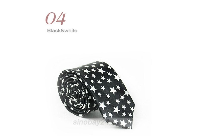 C21004 Mens Novelity Polyester Multicolor Patterns Like Silk Tie Free 