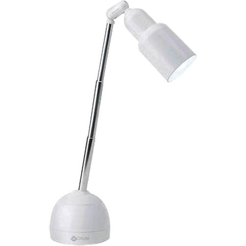 Ott Lite Telescoping Lamp + 15 Watt Bulb   White  