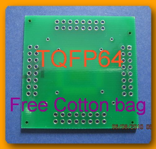TQFP 64 TQFP64 Adapter SMD PCB convert to DIP 64  