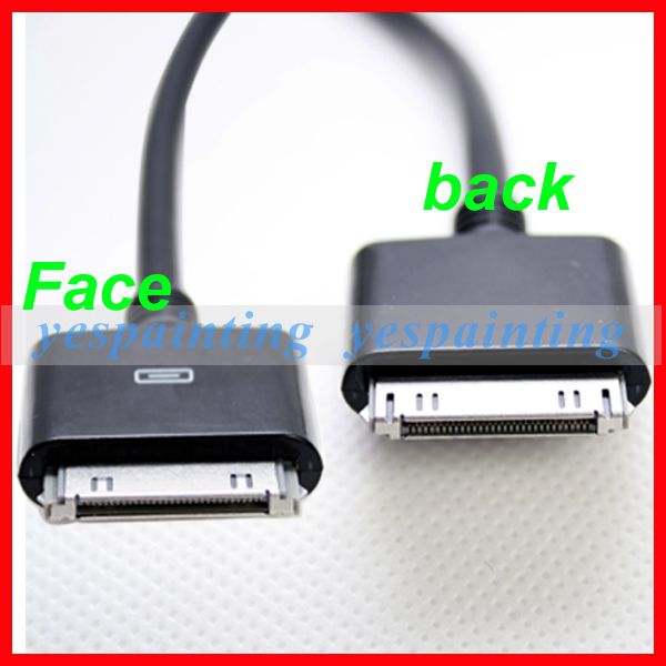 30 PIN Dock Extender Extension Audio Video Cable fr iPhone 4 4S 3G 3GS 