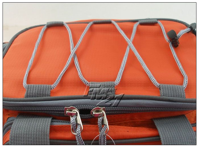 Fishing Assistance lure bag with worm zipper bag   Orange   Waist 