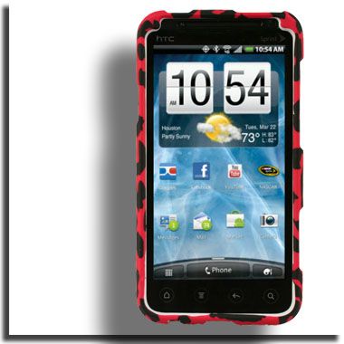 Case for HTC EVO 3D Leopard Cover Skin Faceplate Hard  