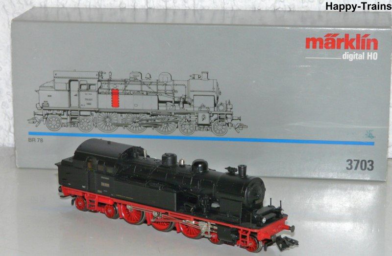 Märklin 3703 Dampflok BR 78 031 DRG DIGITAL OVP TOP  