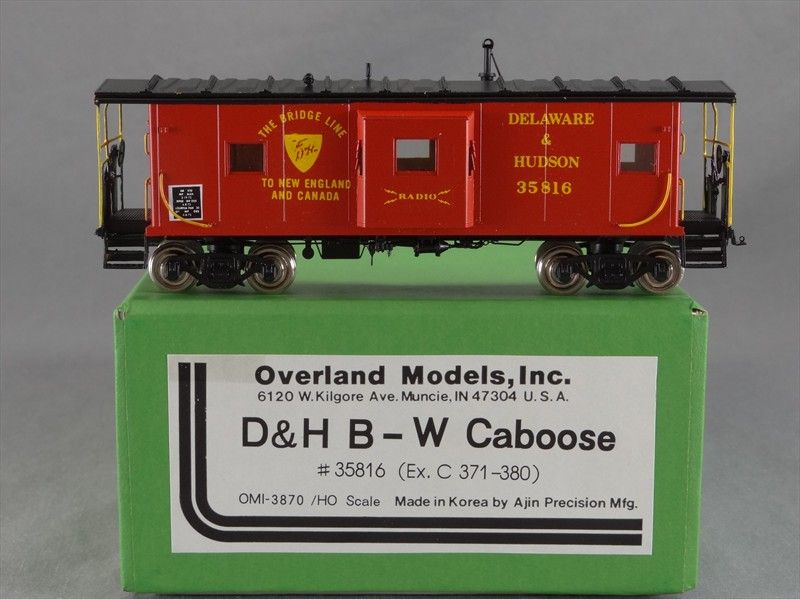 DTD   CUSTOM OMI 3870 OVERLAND D&H DELAWARE & HUDSON CABOOSE #35816 