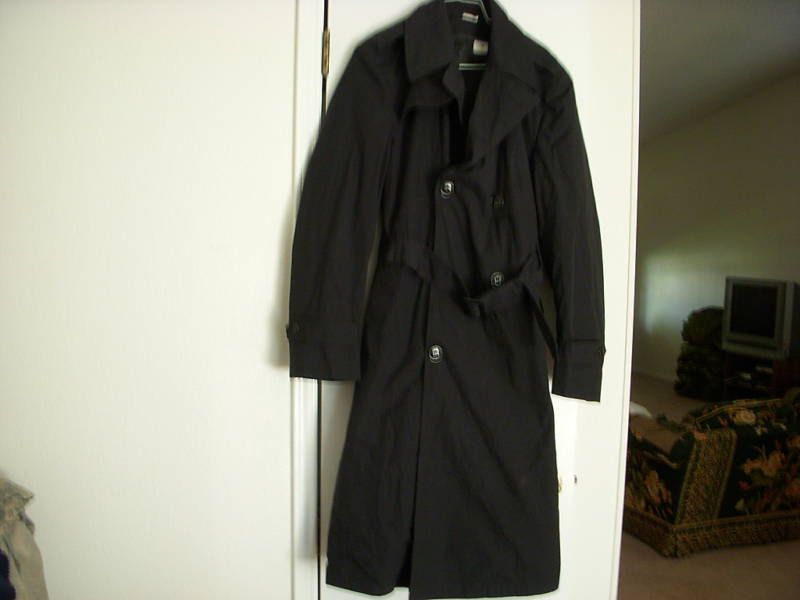 US MILITARY MENS ALL WEATHER COAT W/LINER SIZE 38L  