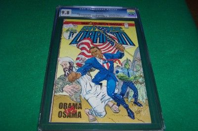 Savage Dragon #145 Wondercon Obama vs Osama CGC 9.8  