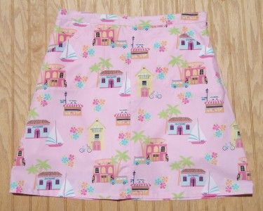 Girls Boutique HARTSTRINGS Pink Surf Shop Beach Skort Sz 16  