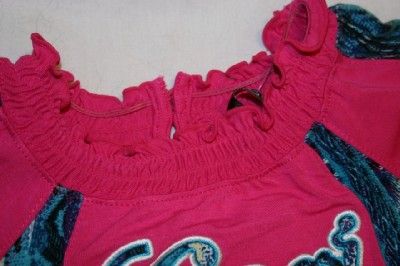 COOGI GIRLS CLOTHES PINK / BLUE SHIRT SIZE 4T NEW NWT  