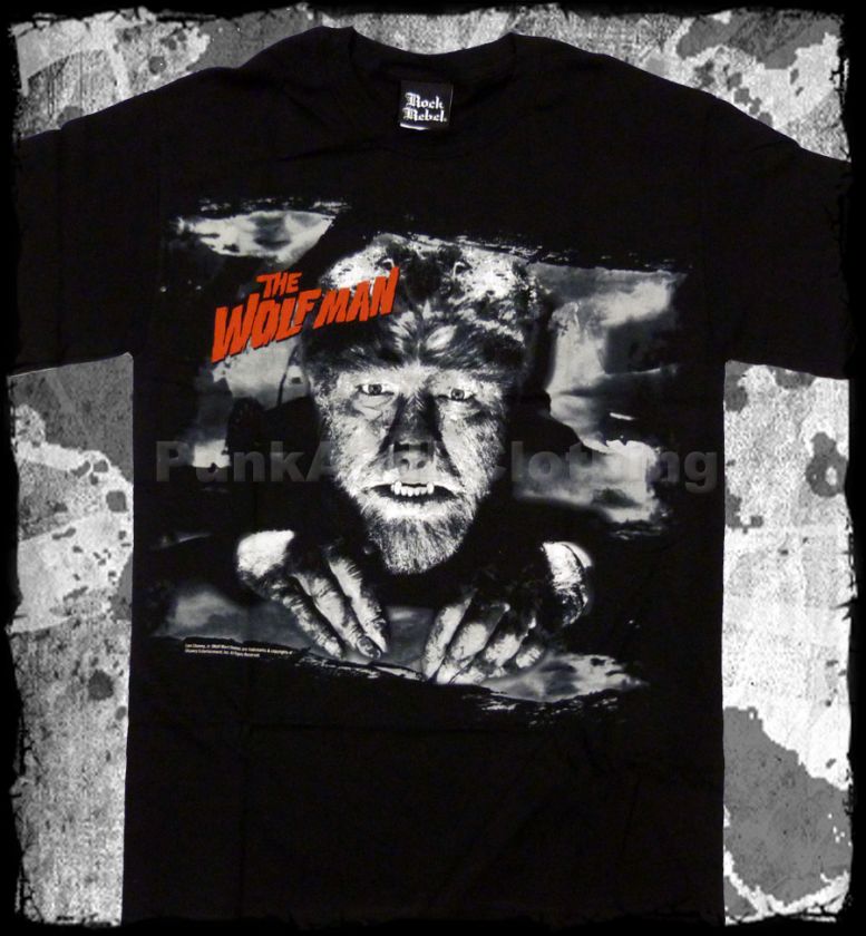 Wolfman   Classic Pose universal monsters  official t shirt   FAST 