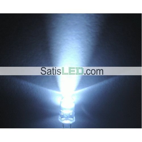 100pcs 3mm Ultra Bright White LEDs + 200pcs resistors  