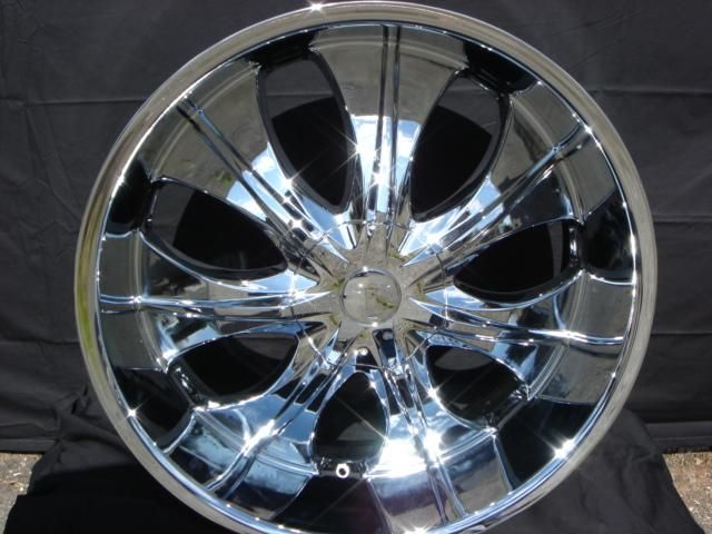 24X8 RIMS TIRE PKG FWD 5X114.3 5X115 5X120 VELOCITY 750  