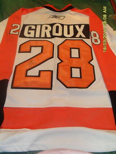 Claude Giroux signed Winter Classic Flyers jersey sz 54  