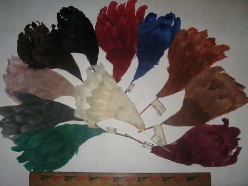 Vintage Feather Millinery Wing Hat Trim 5504 Austrian  