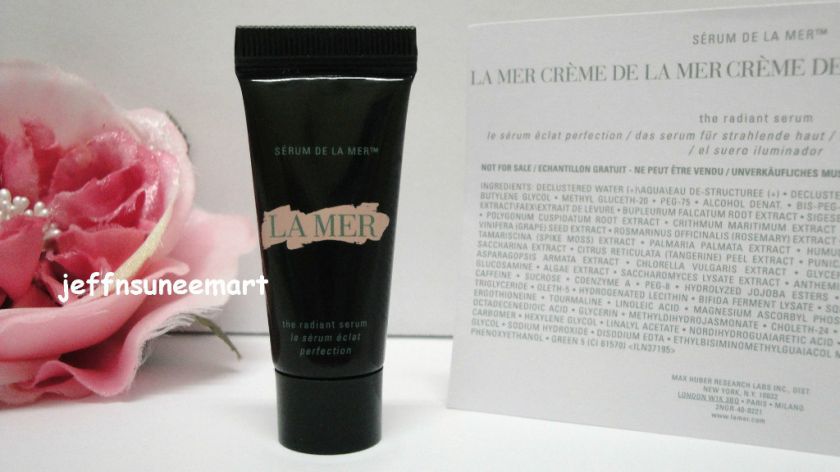 LA MER THE RADIANT SERUM 3 ml / .1 oz NEW 100% Authentic  